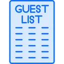 Free Guest List Icon