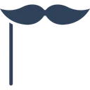 Free Moustache De Guidon Hipster Moustache Icône