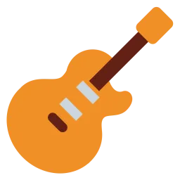 Free Guitar Emoji Icon