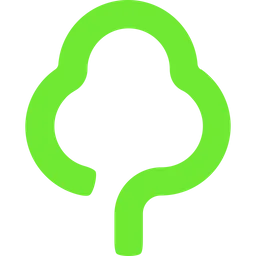 Free Árbol de goma Logo Icono