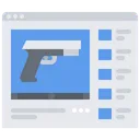 Free Gun Video  Icon