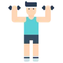 Free Gym Exercise Fitness Icon