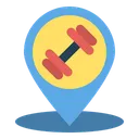 Free Gym Location Exercise Icon