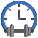 Free Gym Time Gym Hour Workout Hour Icon