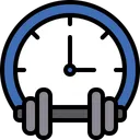 Free Gym Time Gym Hour Workout Hour Icon