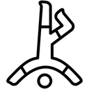 Free Gymnastics Stretching Yoga Icon