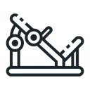 Free Hack Squat Maschine Symbol