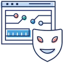 Free Hacker Hacktivist Cybercriminal Icon