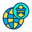 Free Global Internet Hacker Icon