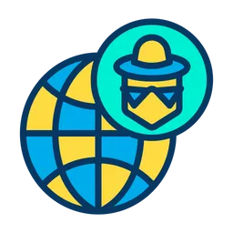 Free Hacker Globe  Icon