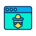 Free Web Hacker Browser Bug Icon