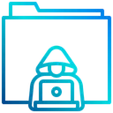 Free Hacking Folder  Icon