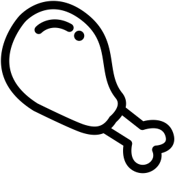 Free Hähnchenschenkel  Symbol