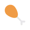Free Hahnchenschenkel Huhn Essen Symbol