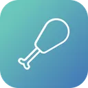 Free Hahnchen Keule Stuck Symbol