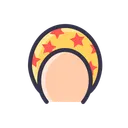 Free Hair Bend Scarf Icon