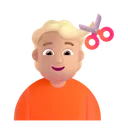 Free Getting Haircut Color Icon
