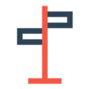 Free Hakchen Richtung Tafel Symbol