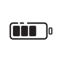 Free Halbe Batterie Batterie Batteriestand Symbol