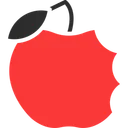 Free Half Apple Apple Food Icon
