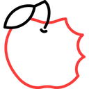 Free Half Apple Apple Food Icon