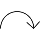 Free Half Circle Left Up Arrow Half Circle Right Down Arrow Semicircle Arrow Icon