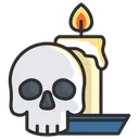 Free Halloween Candle  Icon