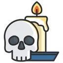 Free Halloweenkerze  Symbol