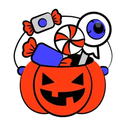 Free Halloween-Süßigkeiten  Symbol