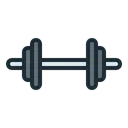 Free Haltere Peso Fitness Ícone