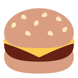 Free Hamburger Emoji Icon