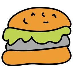 Free Hamburger  Icon