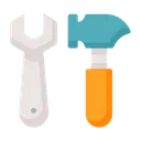 Free Hammer Wrench Tool Icon