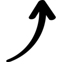 Free Drawing Arrow Direction Icon