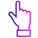 Free Hand Finger Pointing Icon