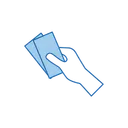 Free Hand giving money  Icon