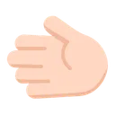 Free Hand Flat Light Icon