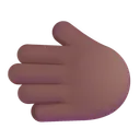 Free Hand Color Medium Dark Icon