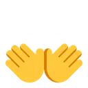 Free Hands Flat Default Icon