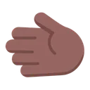 Free Hand Flat Medium Dark Icon