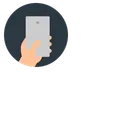 Free Hand Iphone Smartphone Icon