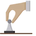 Free Hand Moving Pawn Pawn Hand Icon