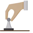 Free Hand moving pawn  Icon