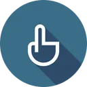 Free Hand Touch Gesture Icon