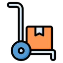 Free Hand Truck Trolley Delivery Icon