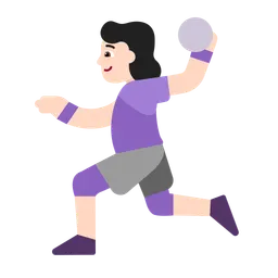 Free Handball Emoji Icon