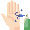 Free Handdesinfektionsmittel  Symbol