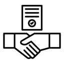 Free Händedruck  Symbol