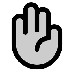 Free Handfläche  Symbol