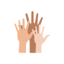Free Hands Raised Icon